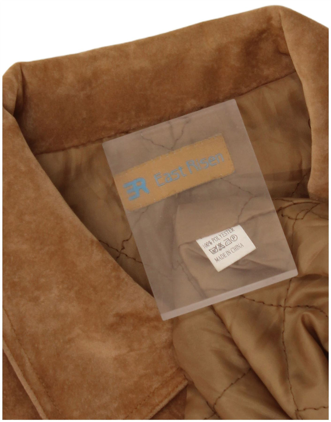 VINTAGE Bomberjakke til mænd UK 42 XL Brun Polyester