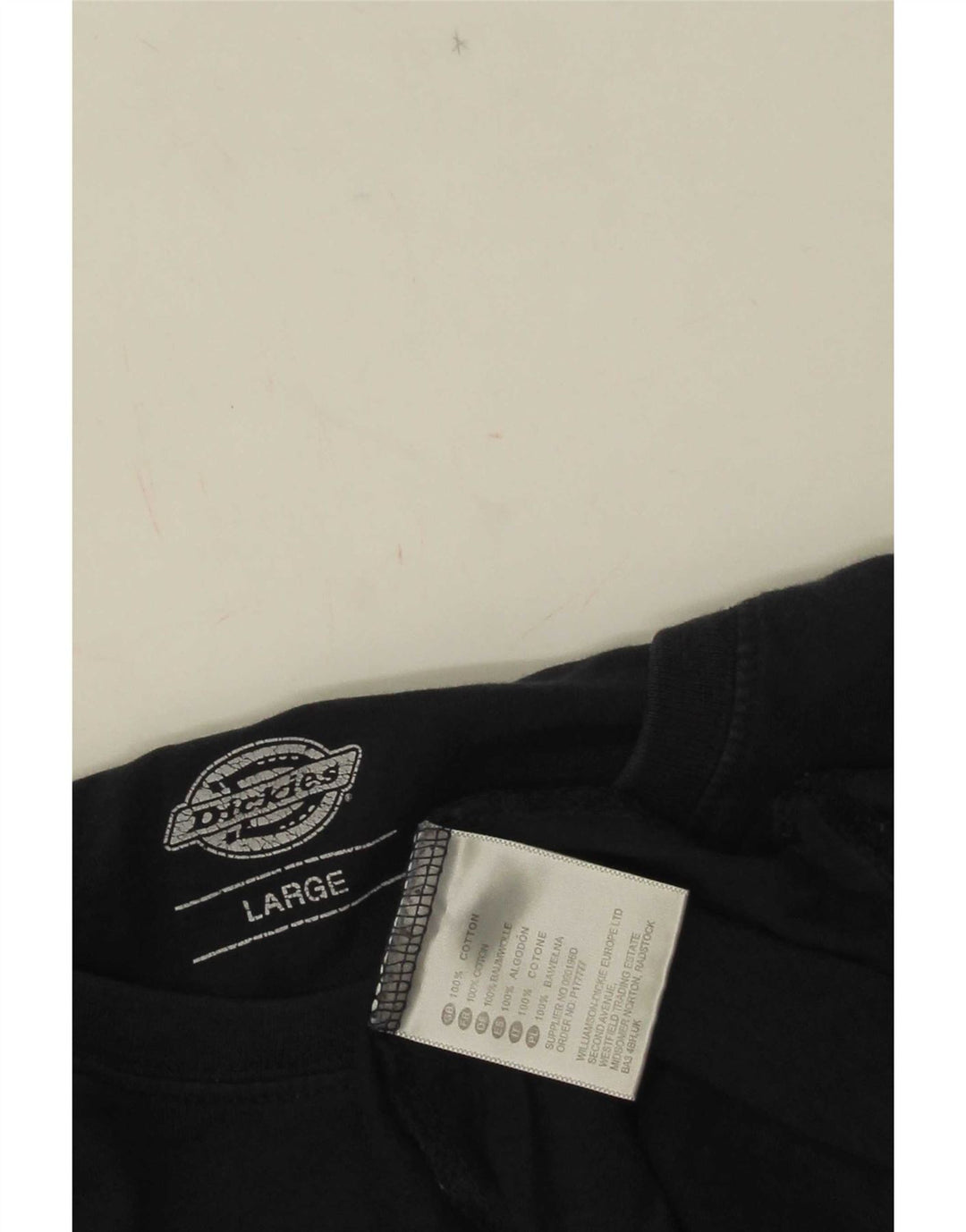 Dickies Herre grafisk T-shirt Top Stor marineblå bomuld
