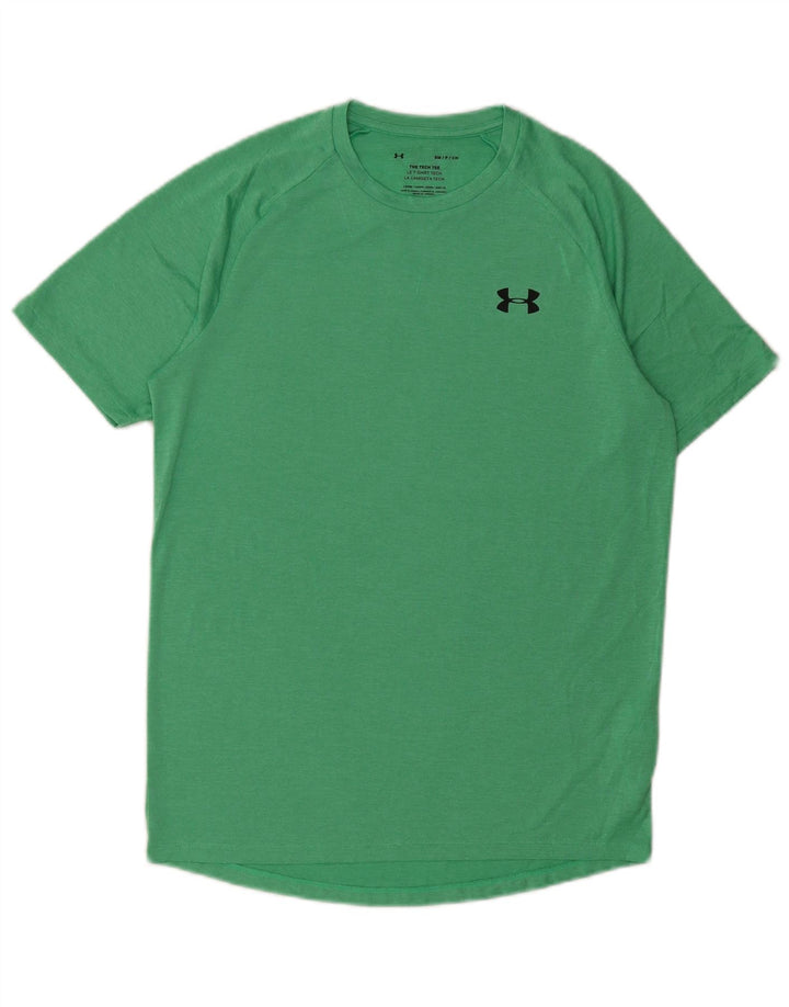 Under Armour Herre Loose Fit T-Shirt Top Lille Grøn Polyester