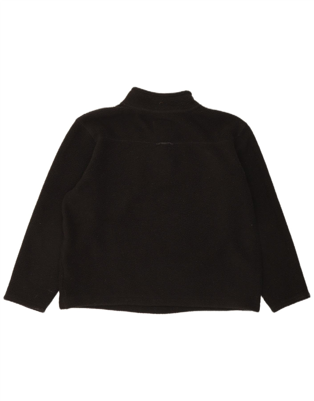 Weird Fish Herre Button Neck Fleece Jumper XL Sort Polyester