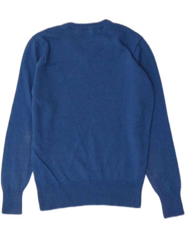North Sails Drenge V-hals sweater 12-13 år Lille blå lammeuld