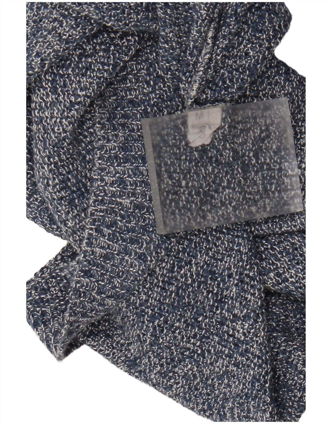 Vintage Dame Oversized Oversized Vest Tank Top UK 14 Medium Blue Flecked