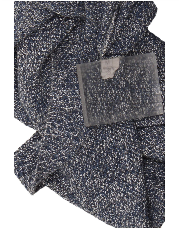 Vintage Dame Oversized Oversized Vest Tank Top UK 14 Medium Blue Flecked