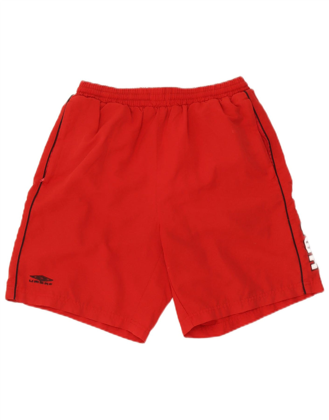 Umbro Herre grafiske sportsshorts Lille rød polyester