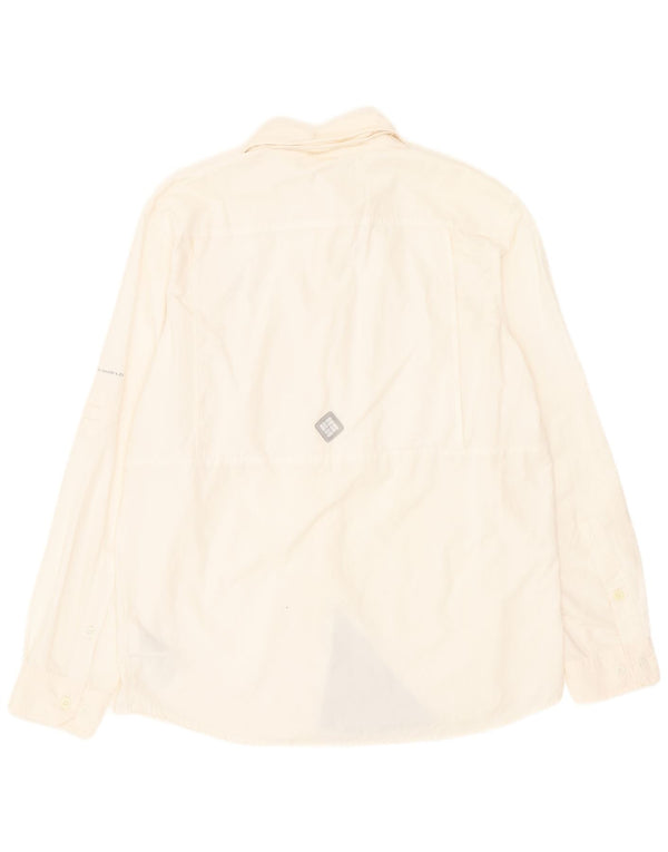 Columbia Herre Omni-Shield Shirt Medium White Nylon