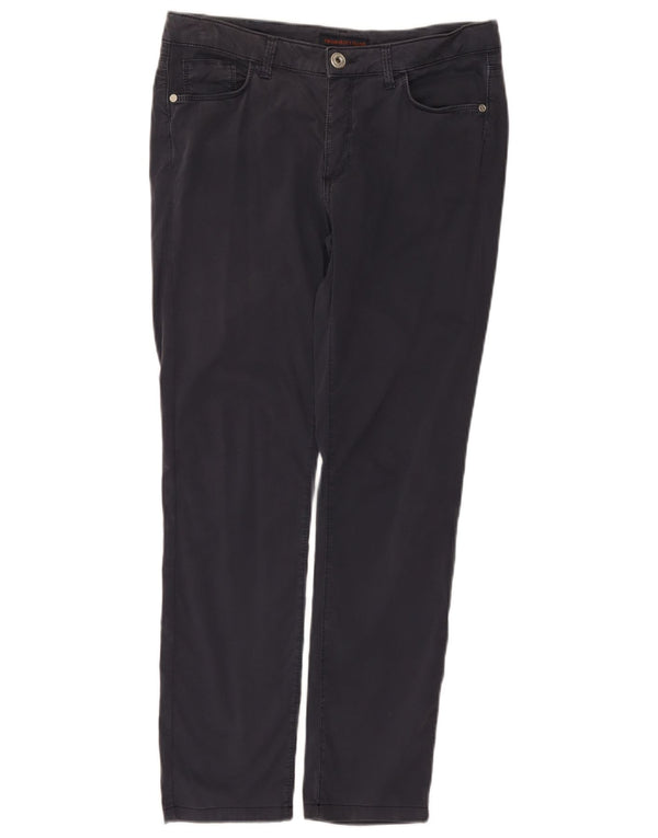 Trussardi Dame Slim Casual Bukser W30 L28 Marineblå Bomuld
