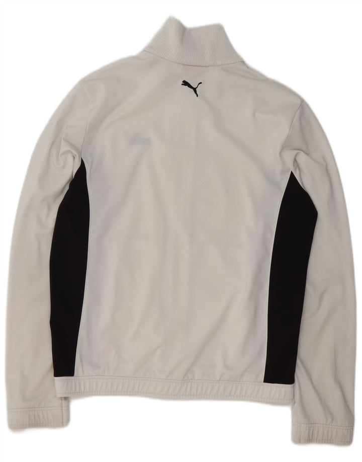 Puma Træningsdragt til mænd Topjakke Medium White Colourblock Polyester