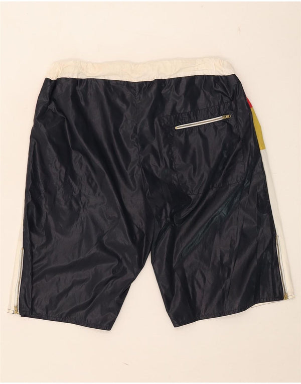 Vintage badeshorts til mænd IT 52 Stor flerfarvet Colourblock Nylon
