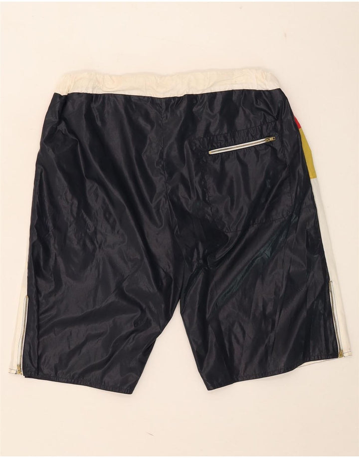 Vintage badeshorts til mænd IT 52 Stor flerfarvet Colourblock Nylon