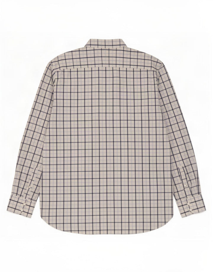 Tommy Hilfiger Herreskjorte XL Hvid ternet bomuld