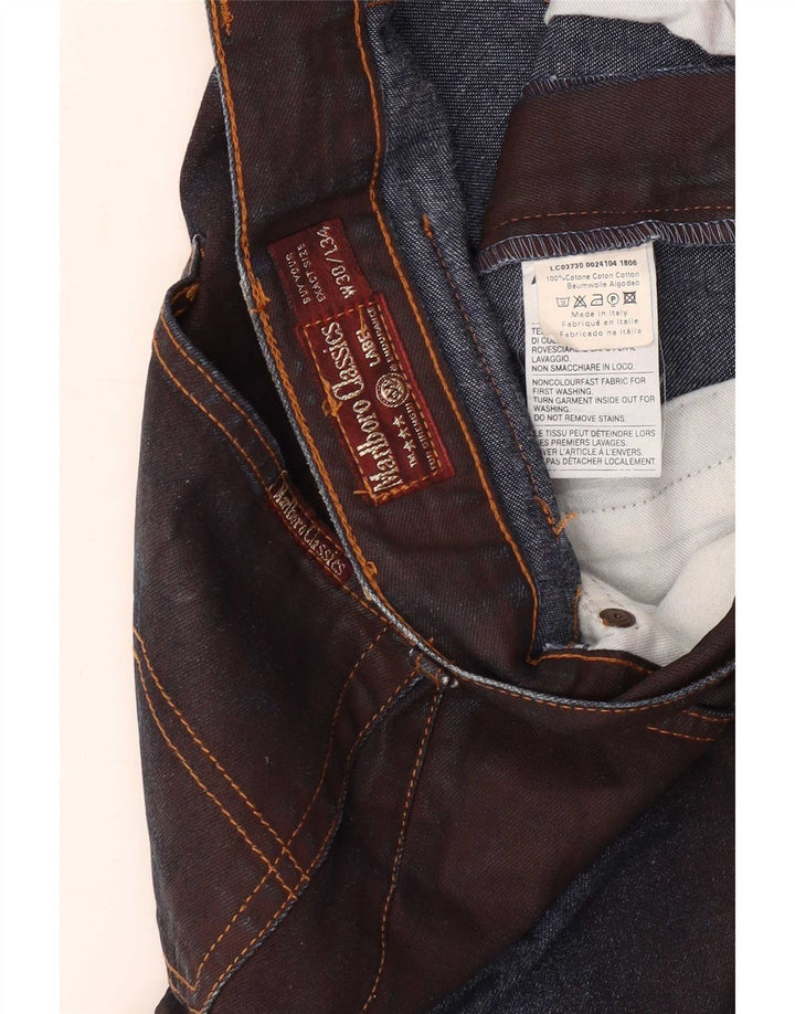 Marlboro Classics Herre Bootcut Jeans W30 L29 Brun Colourblock Bomuld