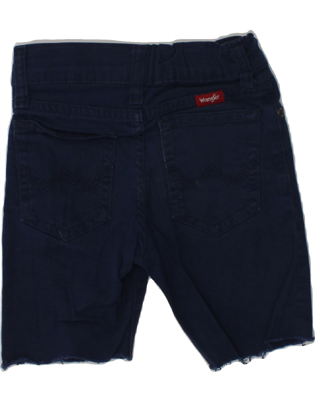 WRANGLER Boys Denim Shorts 2-3 Years W20 Navy Blue Cotton | Vintage Wrangler | Thrift | Second-Hand Wrangler | Used Clothing | Messina Hembry 