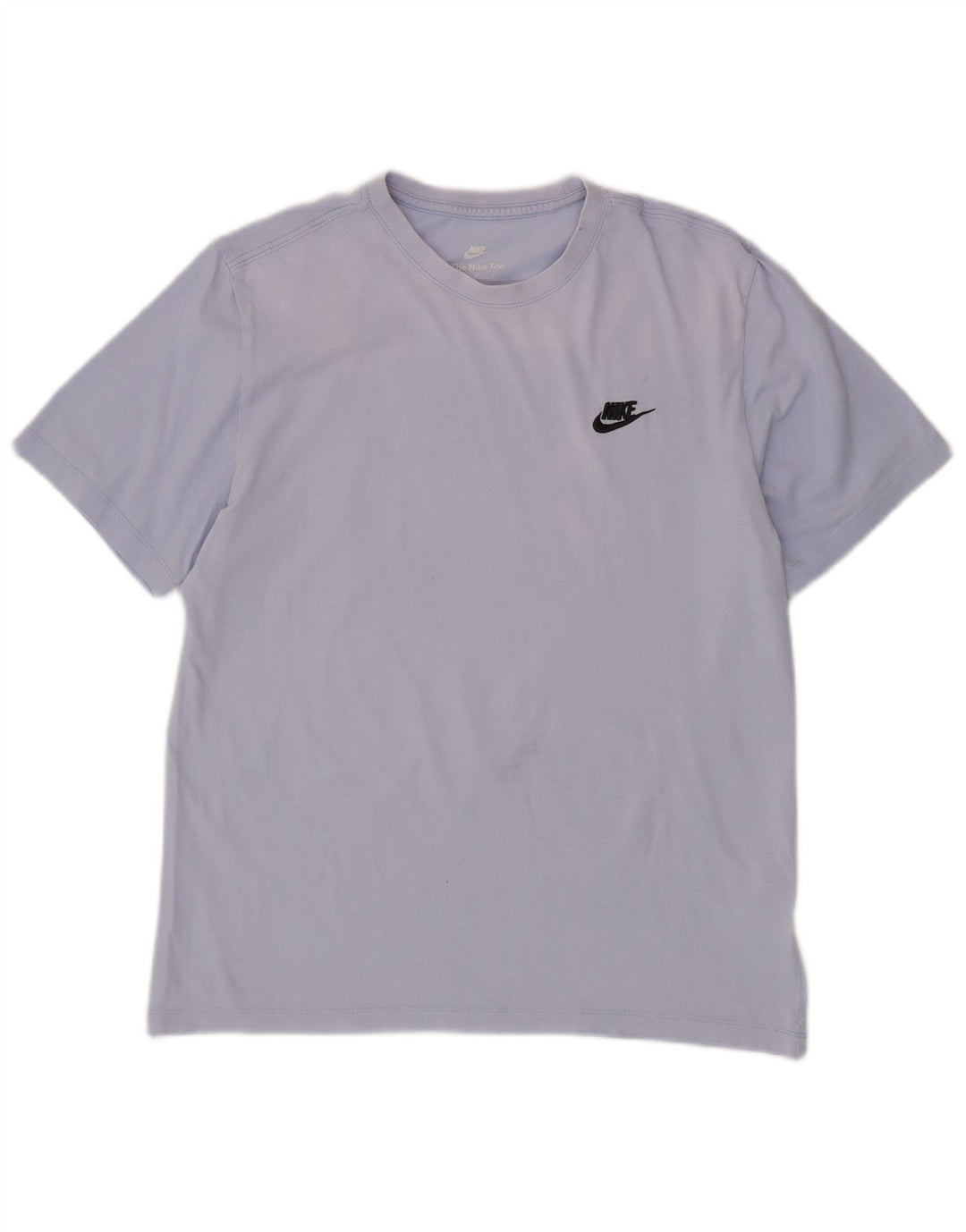 NIKE T-shirt top mellemblå bomuld til mænd