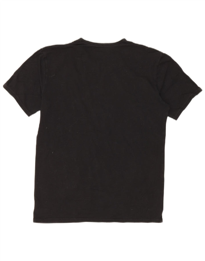 Calvin Klein Herre T-Shirt Top Medium Sort Bomuld