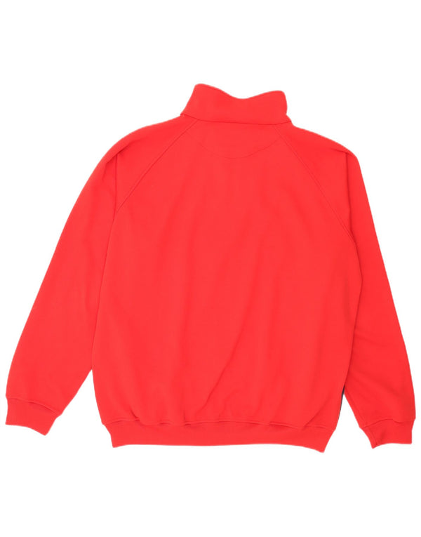 Kappa Træningsdragt til mænd Topjakke 2XL Rød Colourblock Polyester