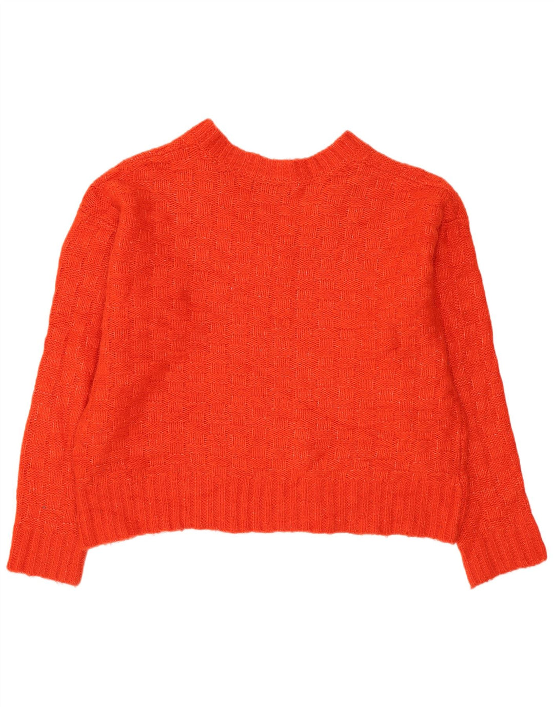 Marks & Spencer Dame Oversized V-hals sweater UK 14 Medium Rød