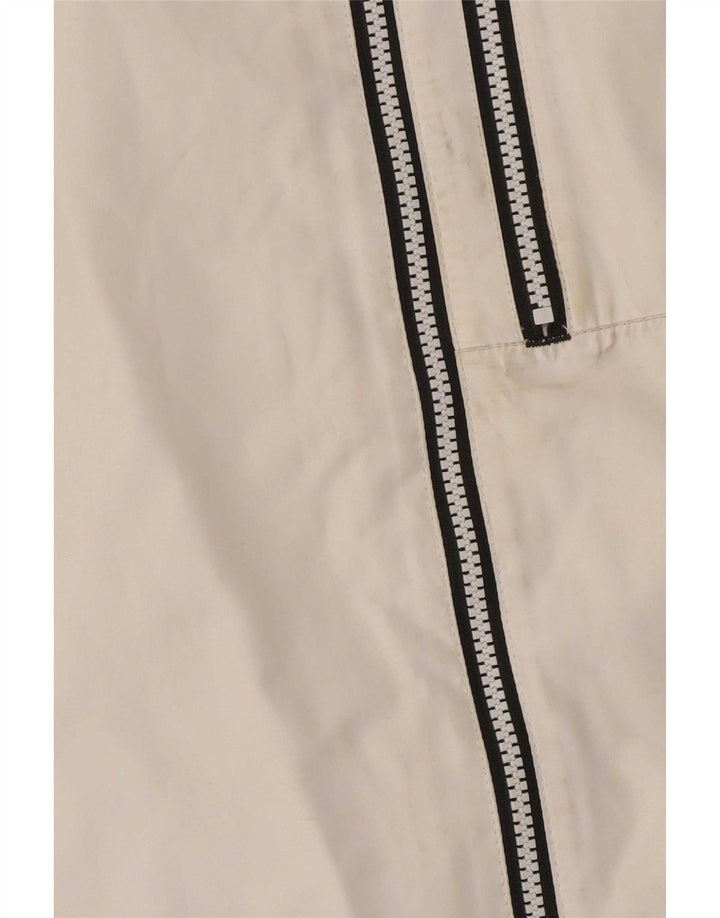 Helly Hansen Regnfrakke med hætte til kvinder UK 16 Large White Polyester
