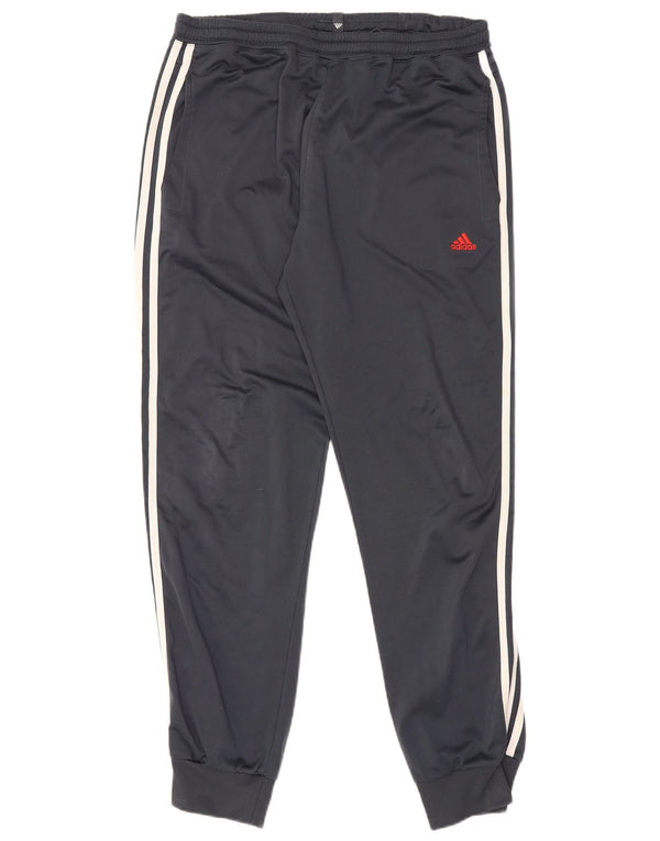 Adidas Træningsdragt til mænd Joggers UK 42/44 Large Navy Blue Polyester