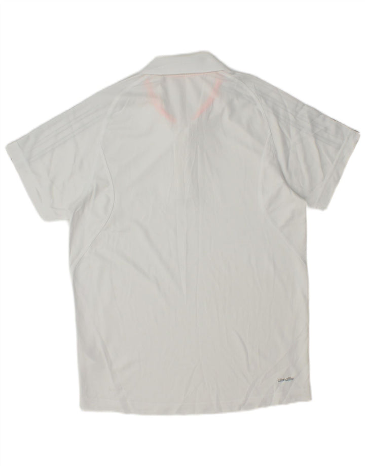 Adidas Herre Climalite Polo Shirt Lille hvid