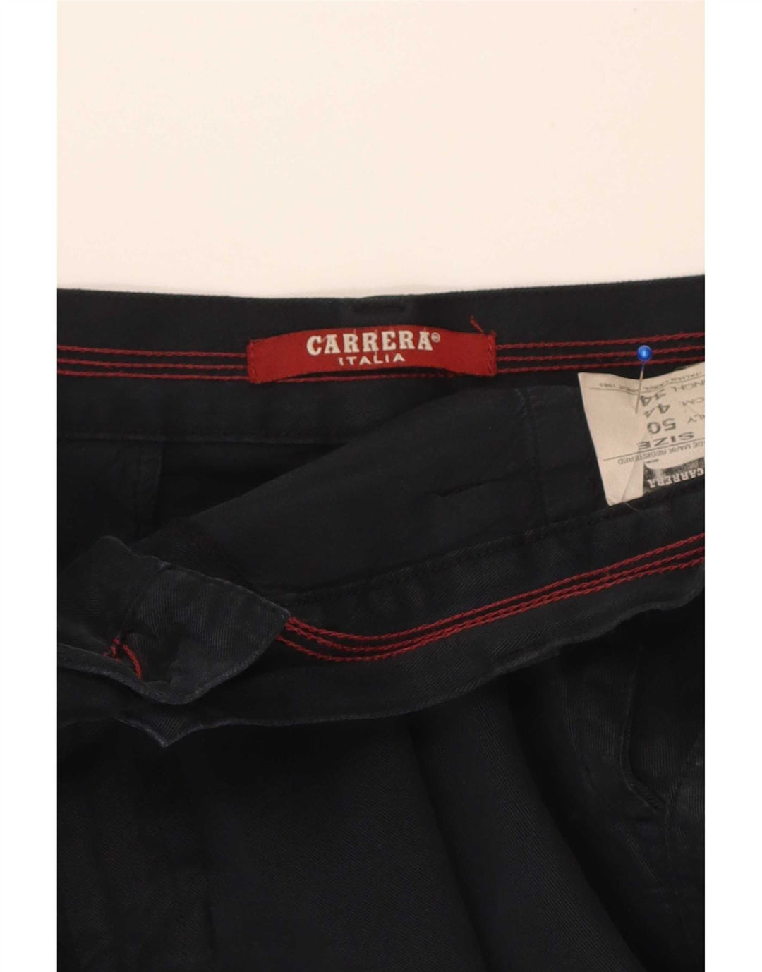 Carrera Straight Cargo bukser til mænd W34 L33 Marineblå bomuld