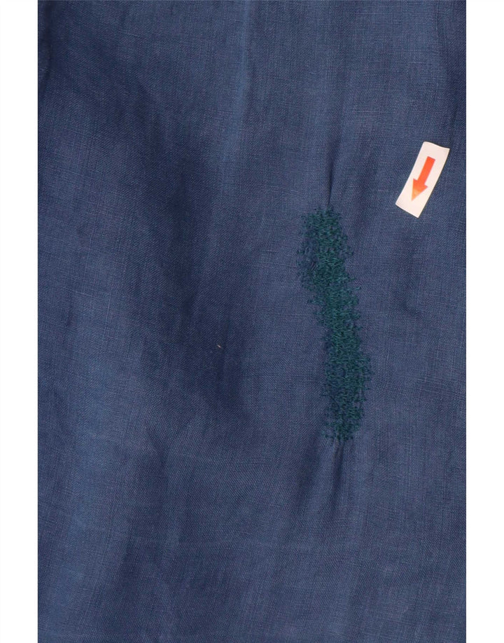 Ralph Lauren herreskjorte lille marineblå linned