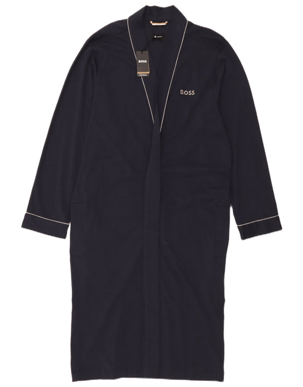 Hugo Boss Dame Langærmet Oversized Jumper Kjole UK 10 Small Navy Blue