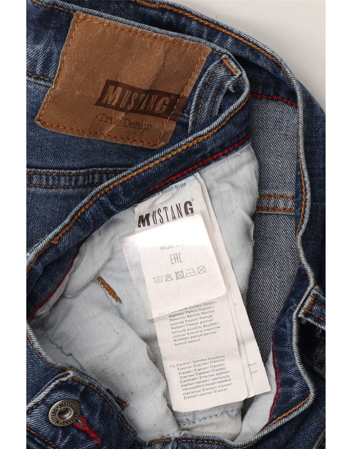Mustang Herre Bootcut Jeans W36 L34 Blå Bomuld