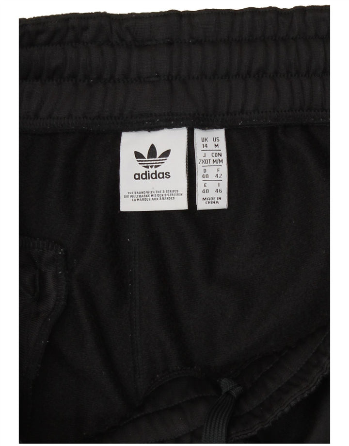 Adidas Dame træningsdragt Bukser Joggers UK 14 Medium Sort Polyester