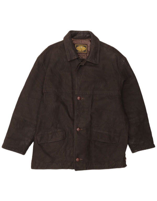 Douglas Herre læderjakke UK 42 XL Brun