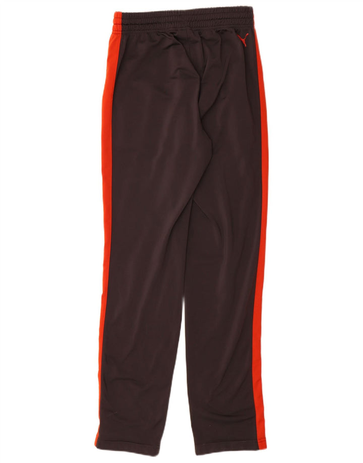 PUMA Mens Tracksuit Trousers Small  Grey Colourblock Polyester