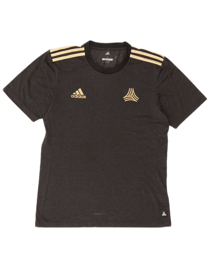 ADIDAS Herre Climalite T-Shirt Top Lille Grå Polyester
