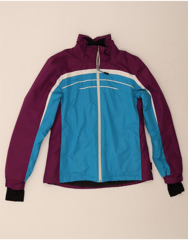 Crivit Dame Skijakke UK 16 Stor Lilla Colourblock Polyester