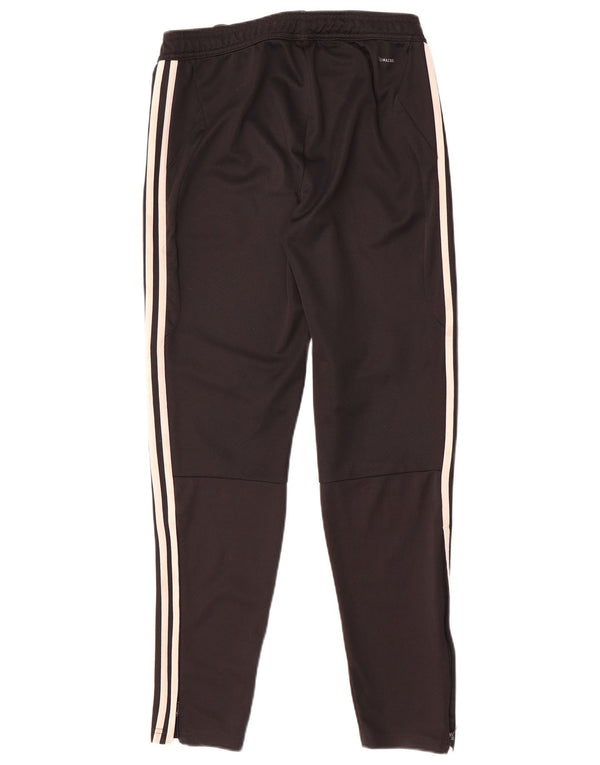 Adidas Drenge Træningsdragt Bukser 12-13 År Medium Sort Polyester Sports