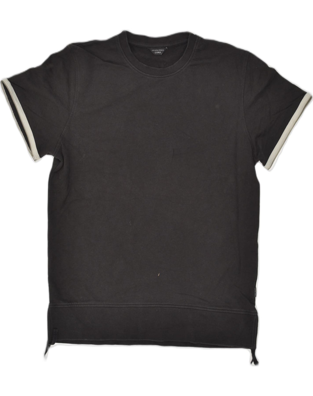 JACK & JONES Womens T-Shirt Top XL Black Cotton | Vintage Jack & Jones | Thrift | Second-Hand Jack & Jones | Used Clothing | Messina Hembry 