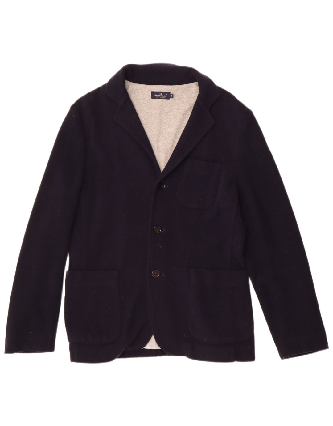 Brooksfield Herrestrikket 3-knaps blazerjakke IT 48 Medium Marineblå