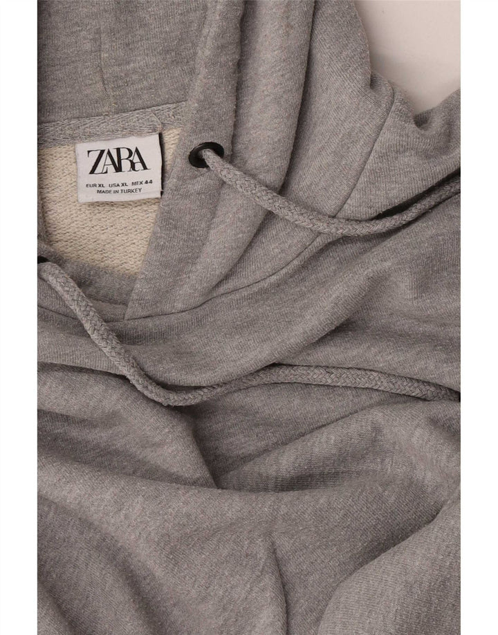 Zara Herre hættetrøje XL Grå