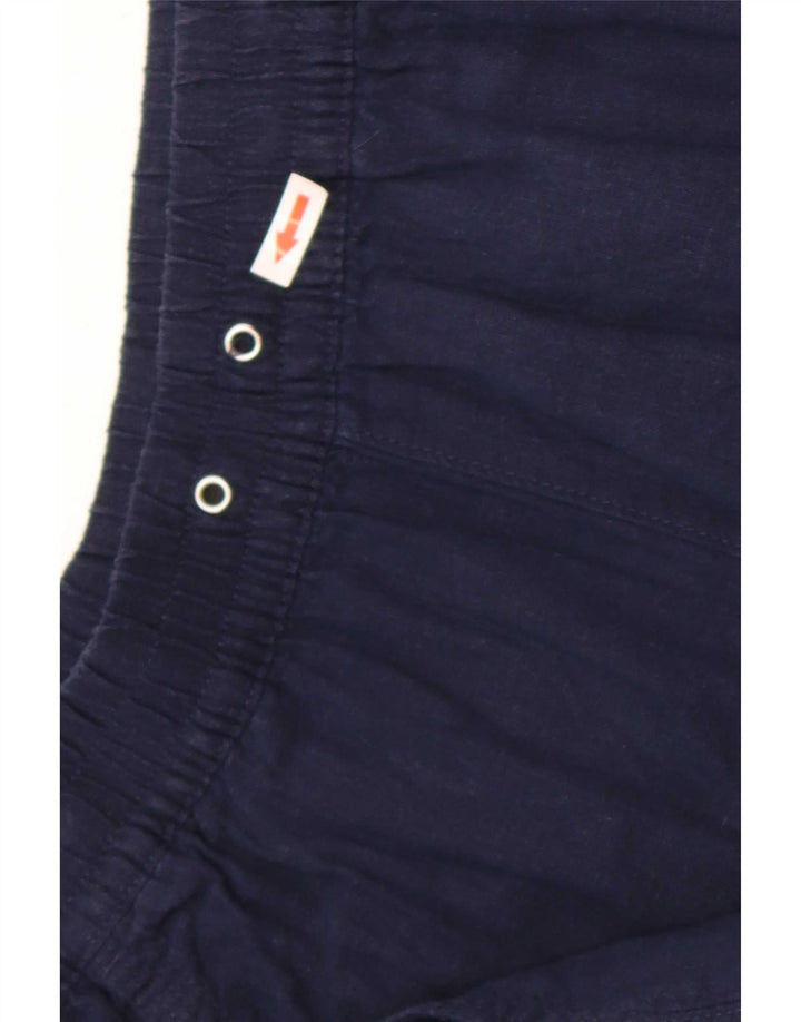Marks & Spencer Chino Shorts til kvinder UK 12 Medium W30 Navy Blue