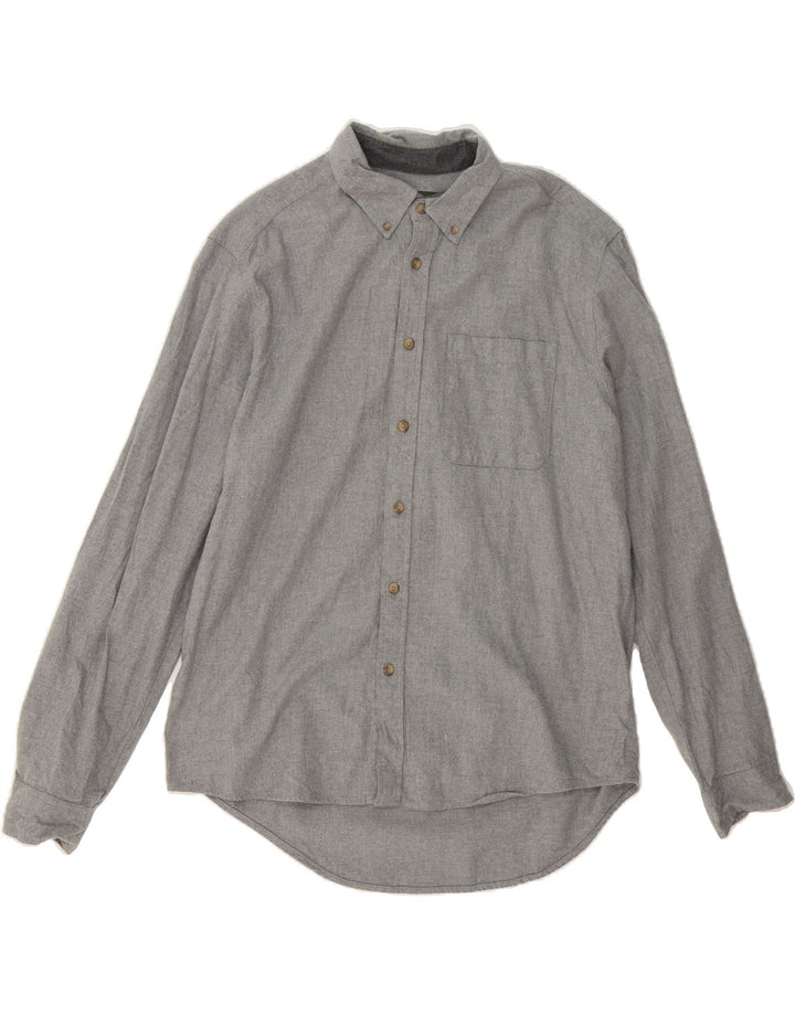 EDDIE BAUER Mens Shirt XL Grey Cotton Vintage Eddie Bauer and Second-Hand Eddie Bauer from Messina Hembry 