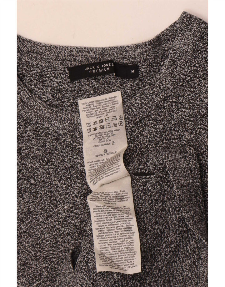 Jack & Jones Herre Top Langærmet Medium Grey Flecked Bomuld