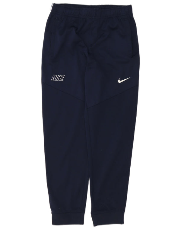 Nike Boys Dri Fit træningsdragt Bukser Joggers 12-13 år Large Marineblå