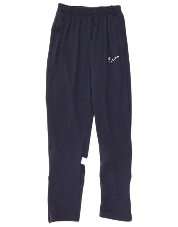 Nike drenge Dri Fit træningsdragt bukser 13-14 år XL marineblå farveblok