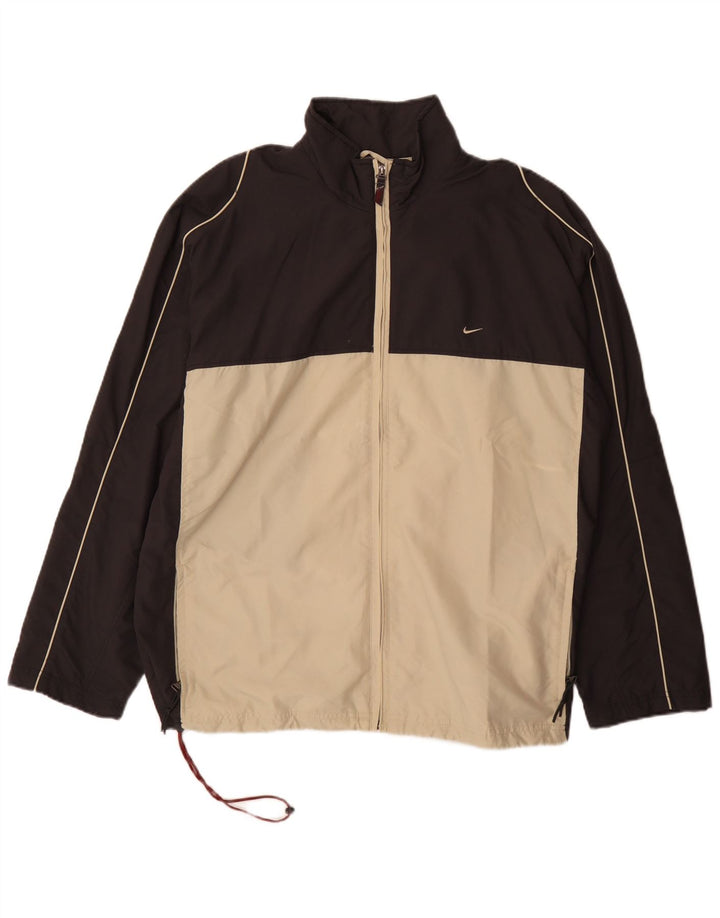 Nike Træningsdragt til mænd Topjakke XL Sort Colourblock Polyester Sports