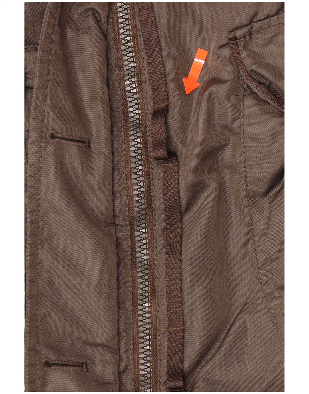 PEUTEREY Polstret frakke med hætte til kvinder IT 40 Small Khaki Polyester