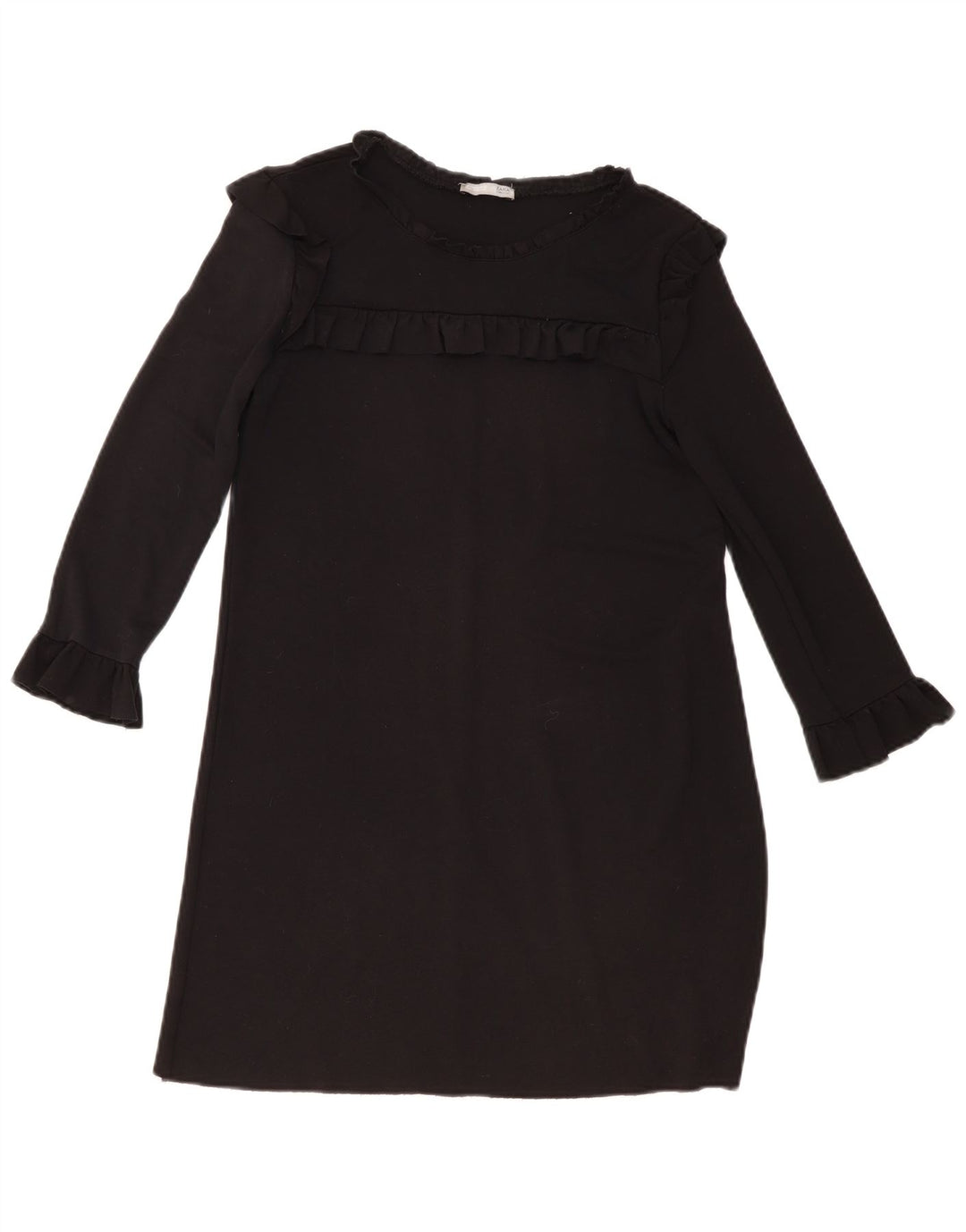 Zara Dame Jumper Dress UK 10 Small Black