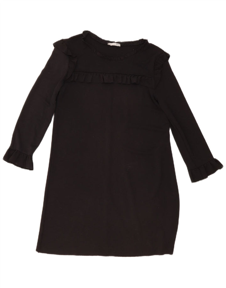 Zara Dame Jumper Dress UK 10 Small Black