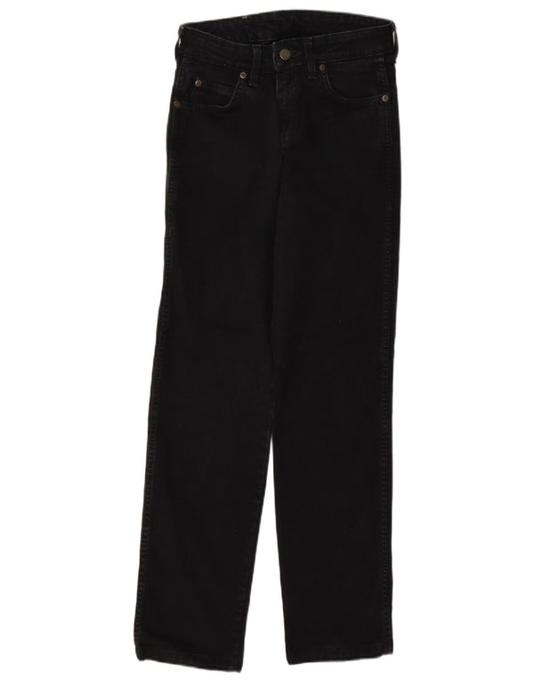 Lee Kvinder Højtaljede Jeans W28 L31 Sort Bomuld
