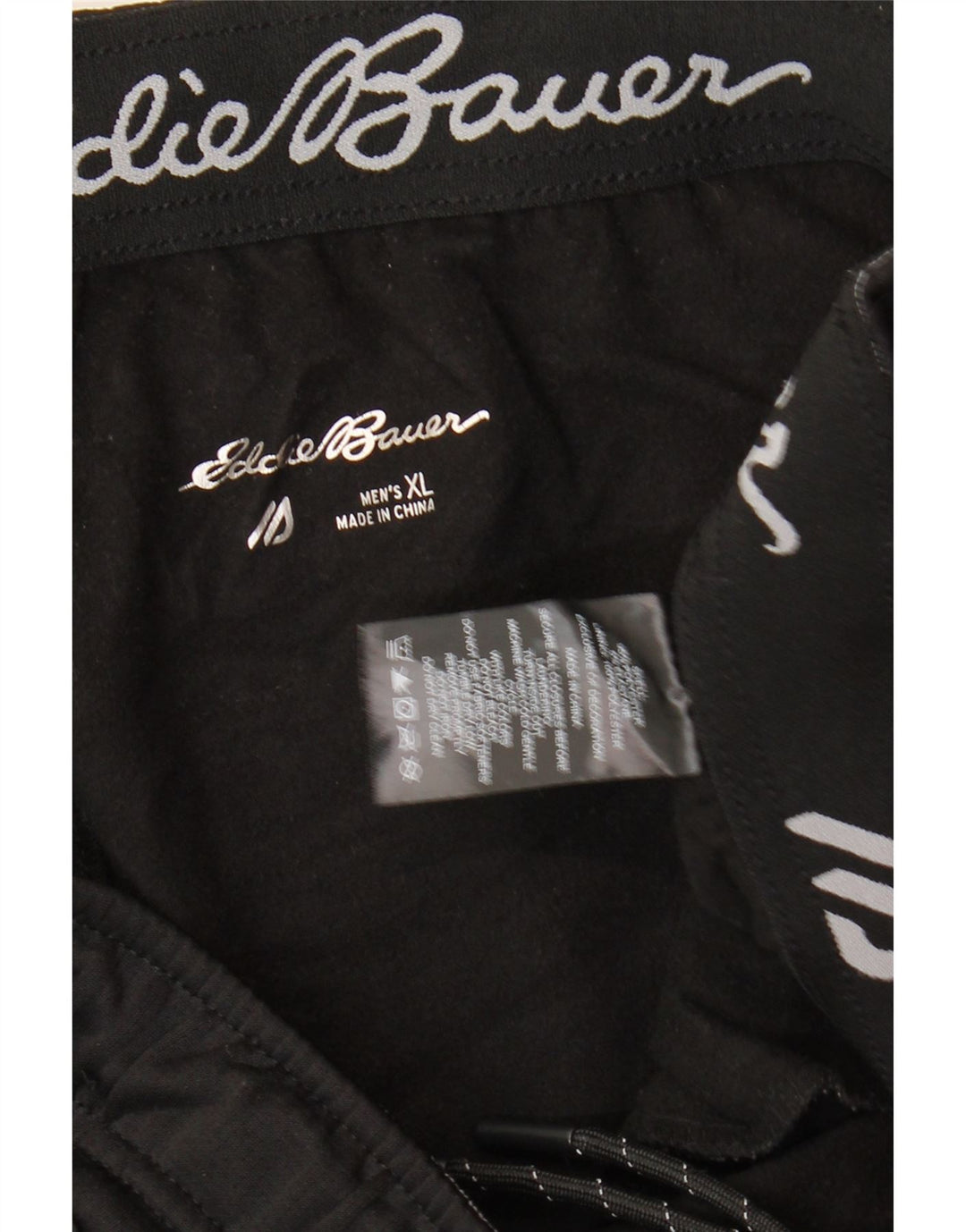 EDDIE BAUER Træningsdragt til mænd Joggers XL Sort Polyester