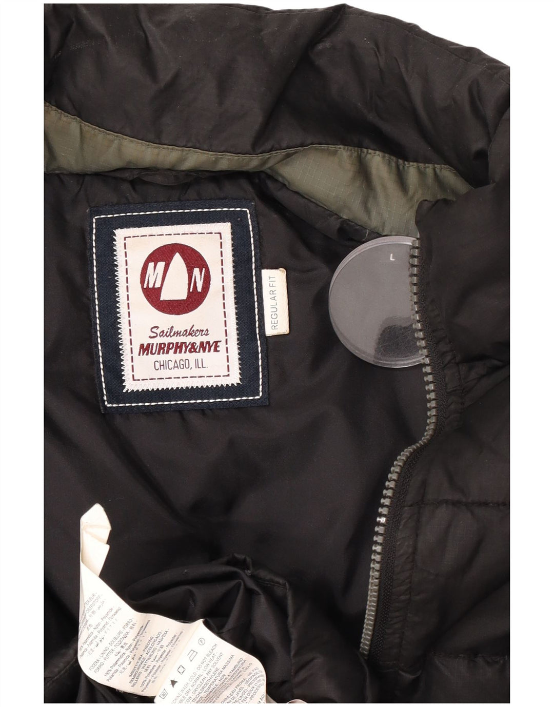 Murphy & Nye Herre Polstret Gilet UK 40 Stor sort polyamid