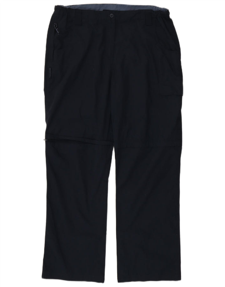 Mountain Warehouse Dame Cargo Trousers UK 16 Large W36 L30 Navy Blue