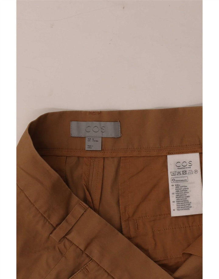 Cos Herre Chino Shorts EU 46 Small W30 Beige Bomuld